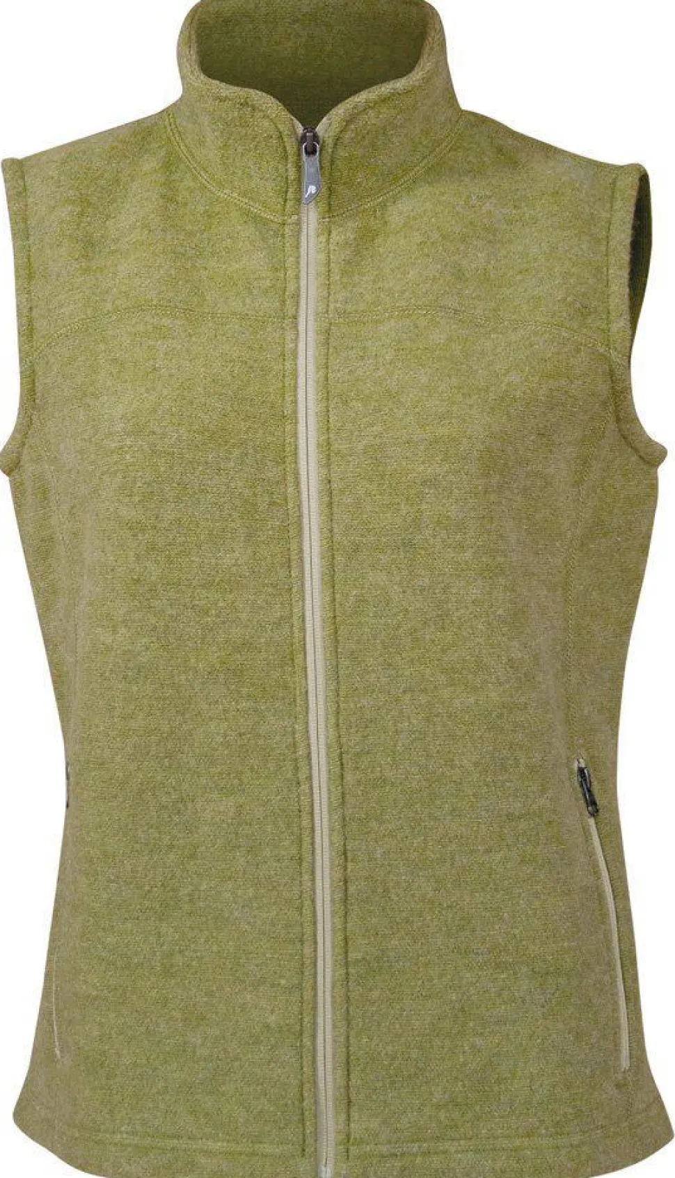 BEATA VEST, 100% FILTAD ULL — GOLDEN LIME