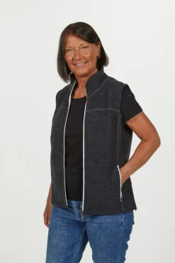 BEATA VEST, 100% FILTAD ULL — ATLANTIC DEEP
