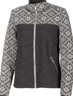 ELLIE FULL ZIP, 100% ULL — GRAPHITE MARL