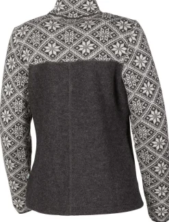 ELLIE FULL ZIP, 100% ULL — GRAPHITE MARL
