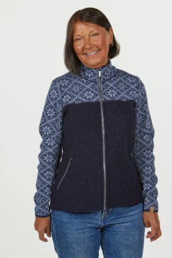 ELLIE FULL ZIP, 100% ULL — GRAPHITE MARL