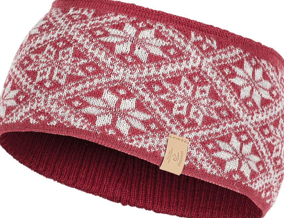 FREYA HEADBAND — DEEP RED