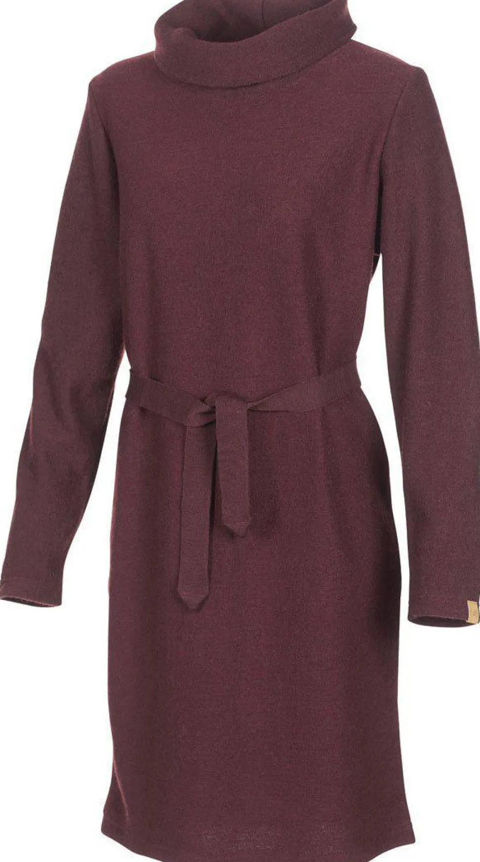 GY GISSLARP DRESS, 60% FILTAD ULL, 40% LYOCELL — RUBY WINE