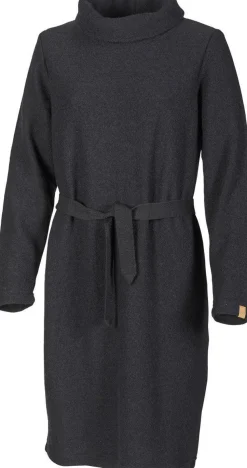 GY GISSLARP DRESS, 60% FILTAD ULL, 40% LYOCELL — BLACK