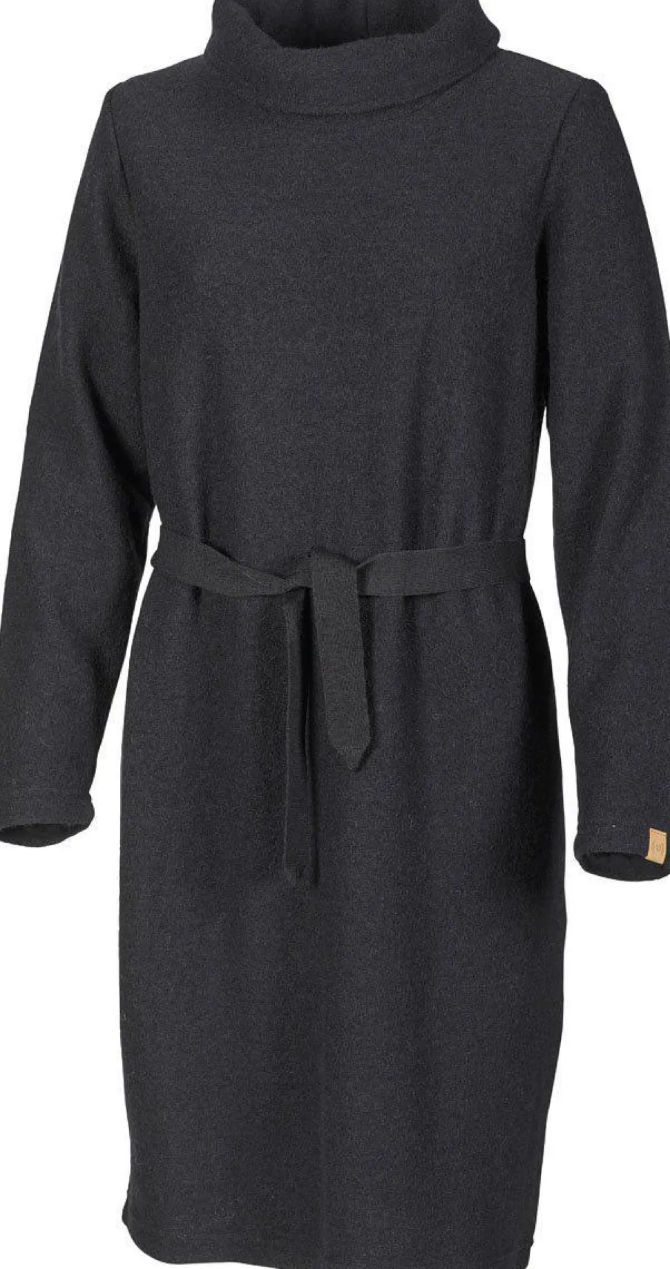 GY GISSLARP DRESS, 60% FILTAD ULL, 40% LYOCELL — BLACK