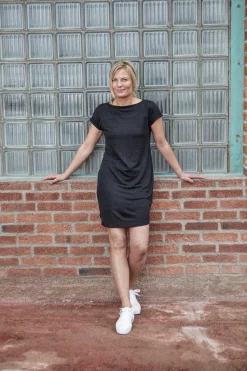 GY LIZ DRESS — BLACK