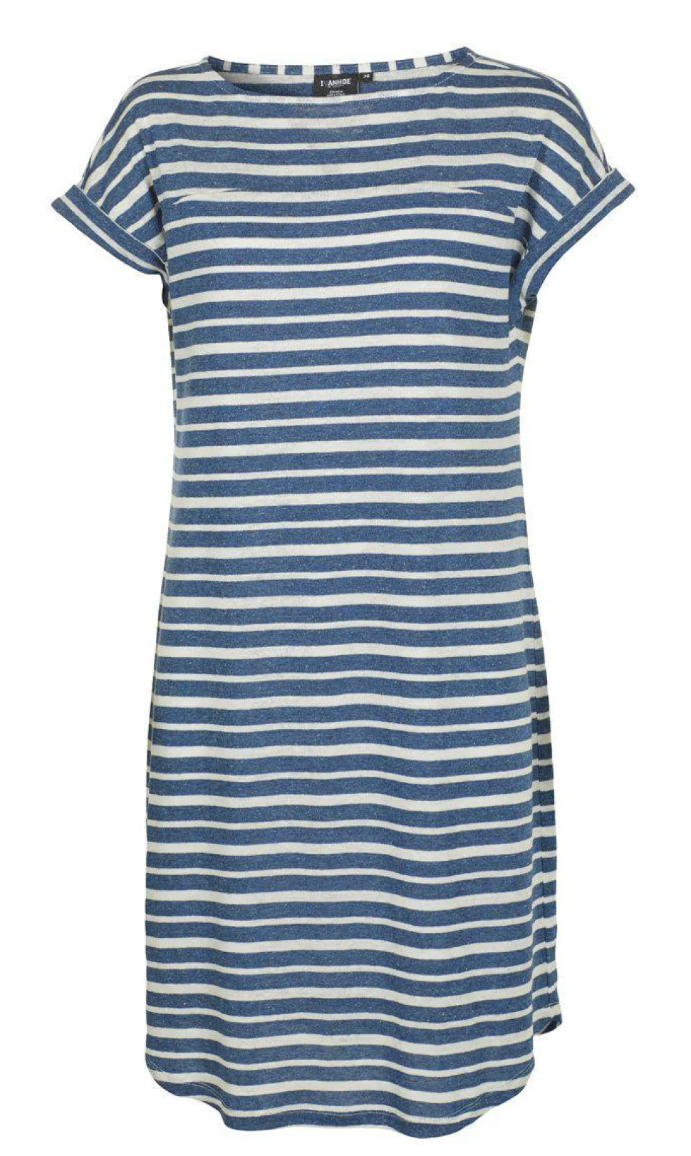 GY LIZ DRESS STRIPE — DENIM