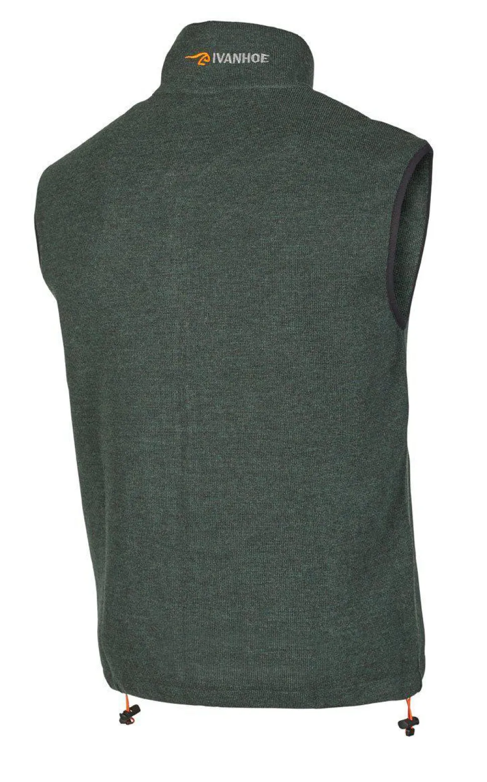HADAR VEST, 100% EXTRA FINE MERINOULL — RIFLE GREEN