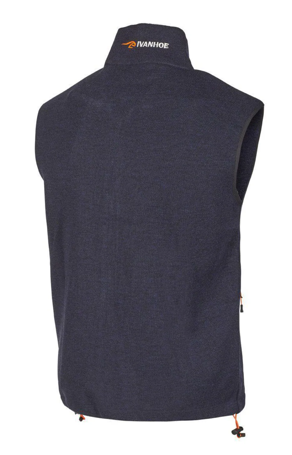 HADAR VEST, 100% EXTRA FINE MERINOULL — NAVY