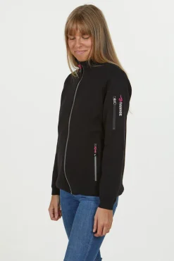 HEDDA WINDBREAKER, 100% EXTRA FINE MERINOULL — LICHEN GREEN