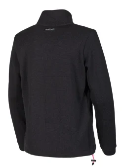 HEDDA WINDBREAKER, 100% EXTRA FINE MERINOULL — BLACK
