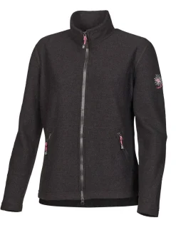 LEONA FULL ZIP, 98% ULL — BLACK