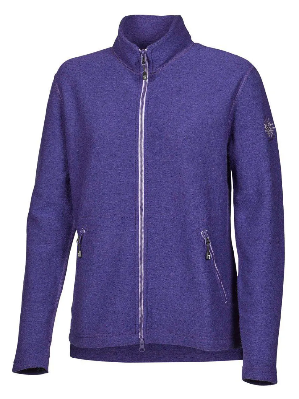 LEONA FULL ZIP, 98% ULL — DARK PURPLE