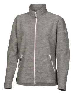 LEONA FULL ZIP, 98% ULL — GREY MARL