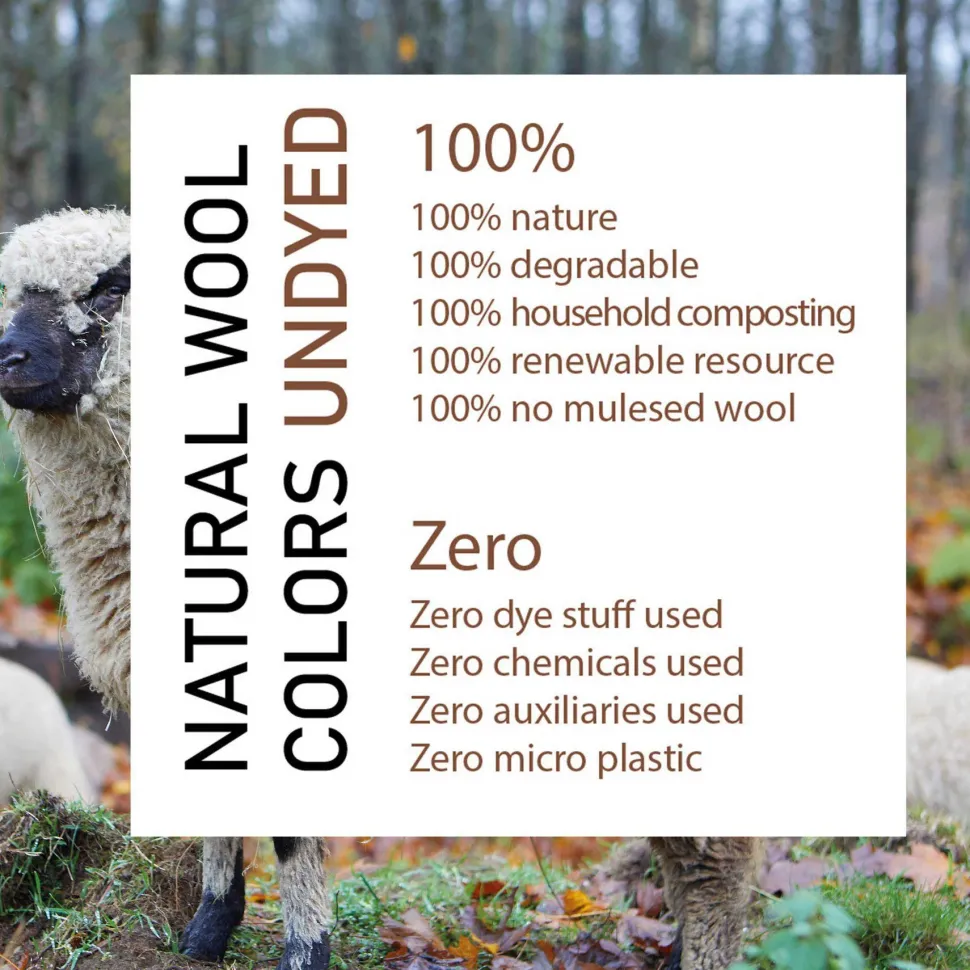 NLS DAHLIA, 100% OFÄRGAD ULL — BIRCH