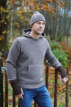 NLS GATERS, 100% OFÄRGAD ULL — NUTMEG