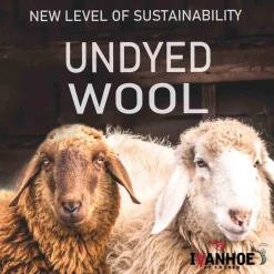 NLS MARIGOLD, 100% OFÄRGAD ULL — NATURAL WHITE