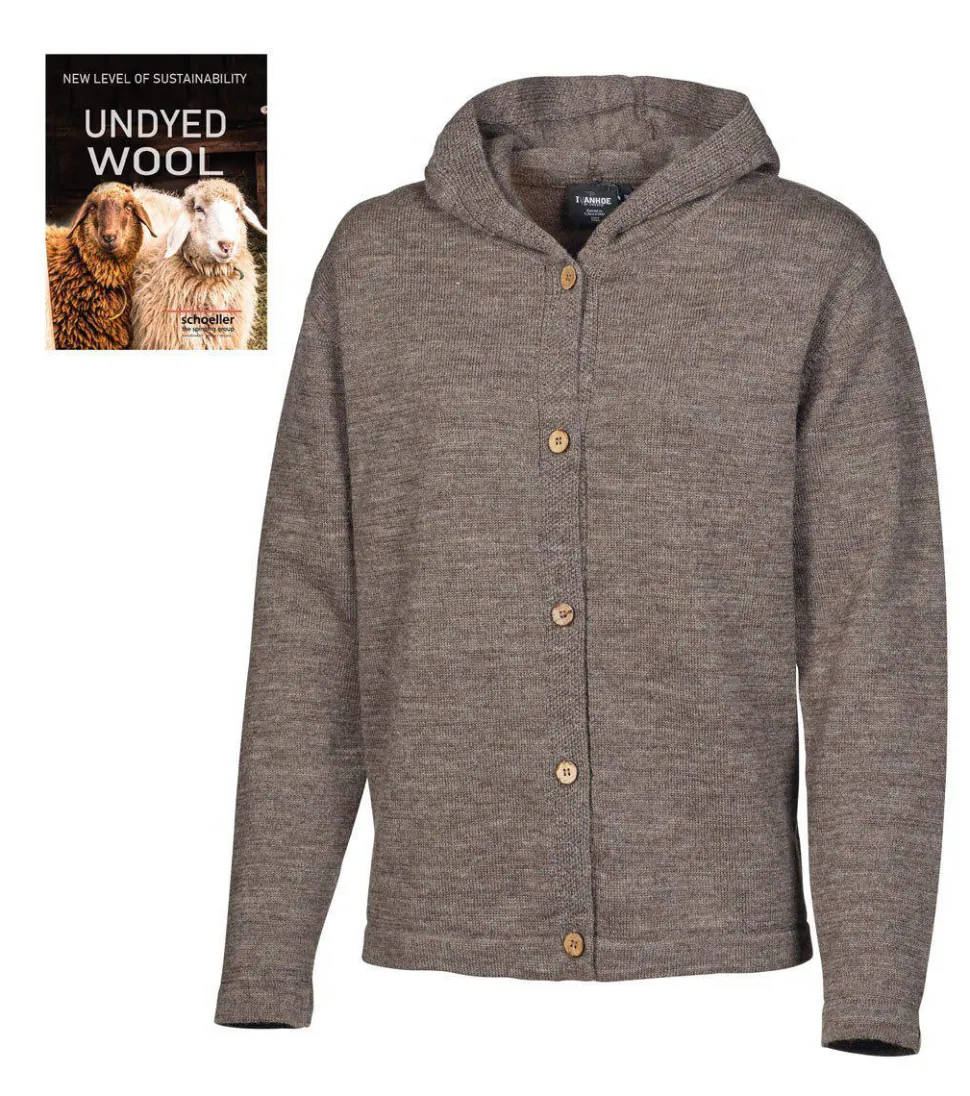 NLS MARIGOLD, 100% OFÄRGAD ULL — NUTMEG