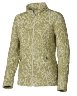 TUVA JAQUARD, 100% FILTAD ULL — GOLDEN LIME