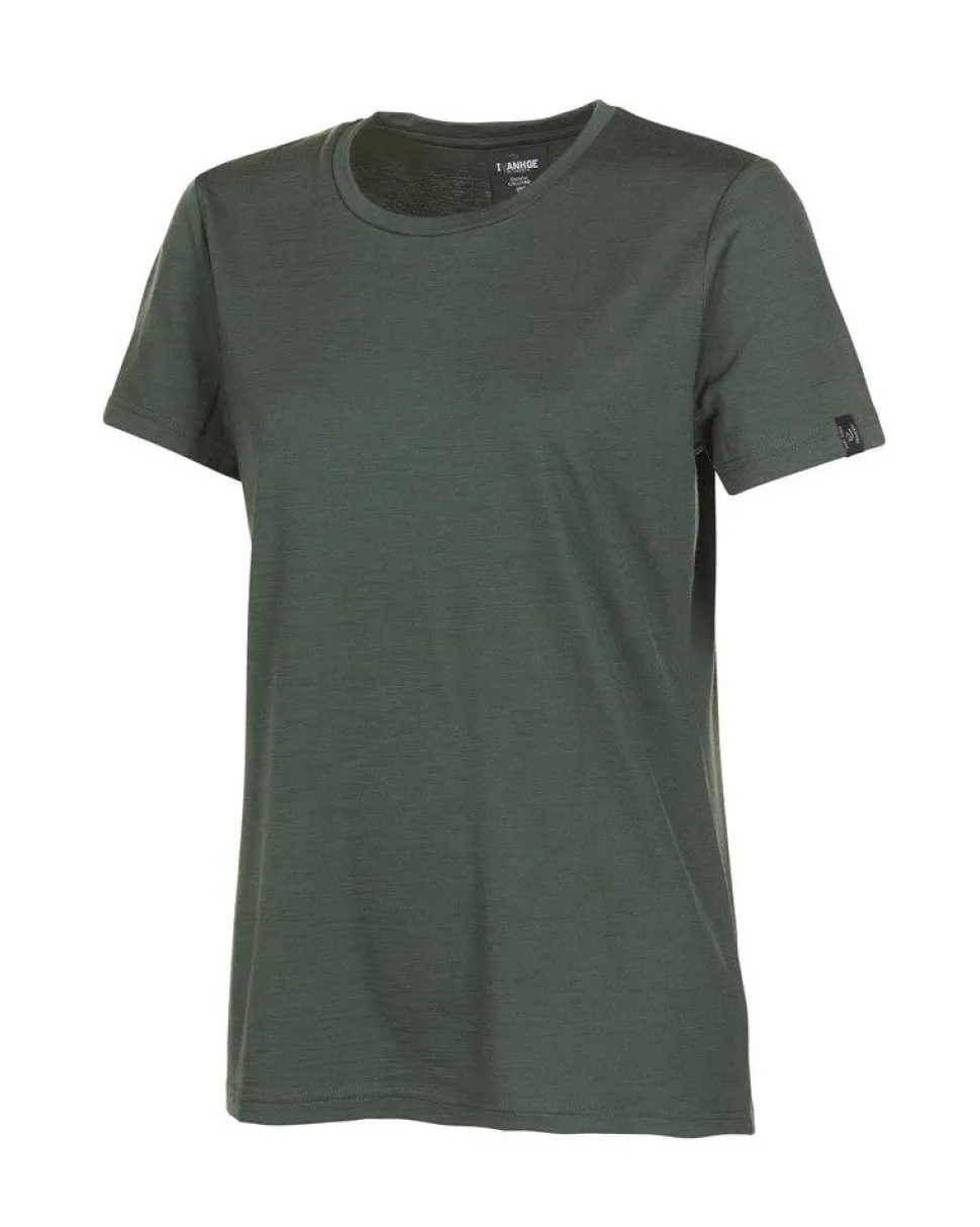 UNDERWOOL CILLA T-SHIRT — RIFLE GREEN