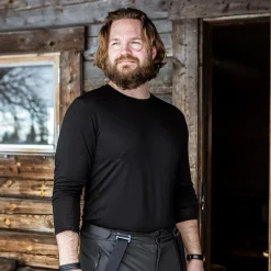 UNDERWOOL MERINO LONG SLEEVE MALE — NATURAL WHITE