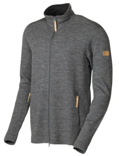 VOLMAR FULL ZIP, 69% ULL — GREY