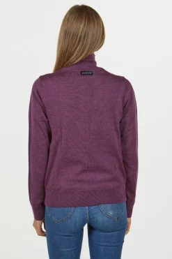 WILMA WINDBREAKER, 100% EXTRA FINE MERINOULL — STONE