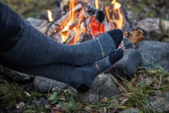 WOOL SOCK COMPRESSION — ORANGE