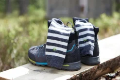 WOOL SOCK STRIPE — FOREVER BLUE